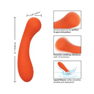 CalExotics Vibrator Stella Liquid Silicone G-wand - Red at the Haus of Shag