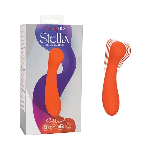 CalExotics Vibrator Stella Liquid Silicone G-wand - Red at the Haus of Shag