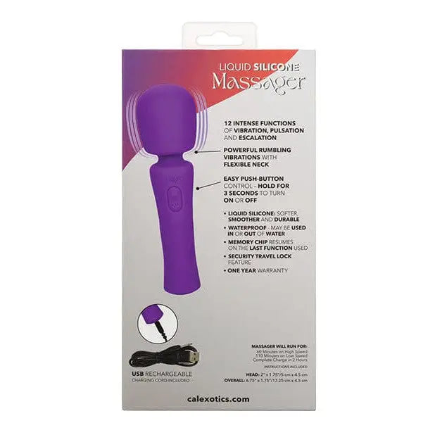 CalExotics Massage Products Stella Liquid Silicone Massager - Purple at the Haus of Shag