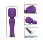 CalExotics Massage Products Stella Liquid Silicone Massager - Purple at the Haus of Shag