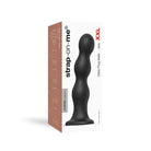 Strap-On-Me Hybrid Collection Silicone Dildo Plug Balls Black XXL - Realistic Dildo