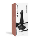 Strap On Me Inflatable Dildo Plug - Black - Realistic Dildo