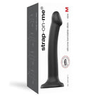 Strap-On-Me Silicone Bendable Dildo in packaging with a realistic vibrating device