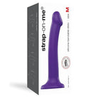 Purple Strap-On-Me Silicone Bendable Dildo, flexible and vibrating for pleasure