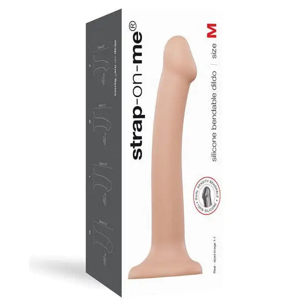 Silicone Bendable Dildo from Strap-On-Me: Realistic Male form for intimate pleasure