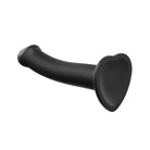 Black plastic handle for Strap-On-Me Silicone Bendable Dildo on display