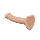 Silicone bendable dildo shaped dog toy displayed in Strap-On-Me Silicone Bendable Dildo packaging