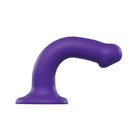 Purple Strap-On-Me silicone bendable dildo, flexible and versatile for enjoyment