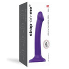 Purple Strap-On-Me Silicone Bendable Dildo: flexible, premium vibrating pleasure device