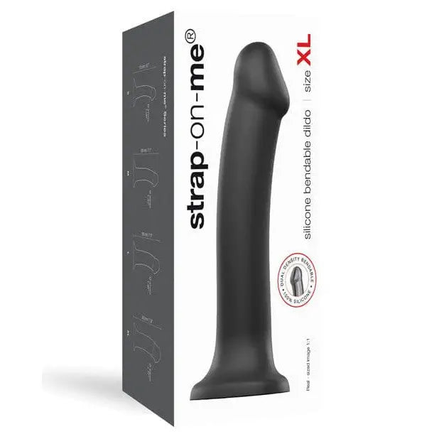 Strap-On-Me silicone bendable dildo in original packaging, ready for use