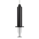 Black and white lamp with white base displayed next to Strap On Me Silicone Cum Dildo