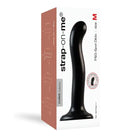 The original vibrating Strap On Me Silicone P&G Spot Dildo - Black for ultimate pleasure