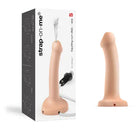 Strap-On-Me Squirting Cum Semi-Realistic Silicone Dildo Vanilla S (fluid not included) - Realistic Dildo