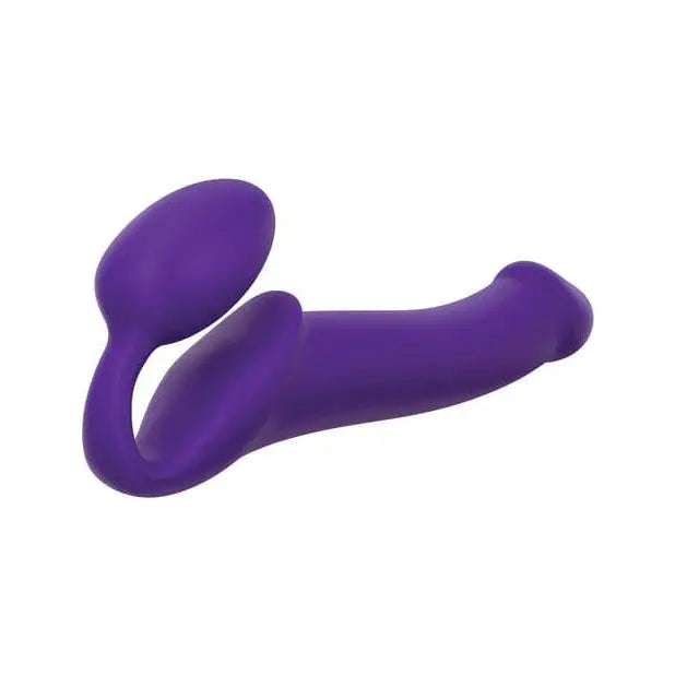 Purple Strap-On-Me Strapless Silicone Non-Vibrating Strap with Long Tail and Memory Neck Offers