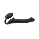 Black plastic handle for the Strap-On-Me Strapless Silicone Non-Vibrating Strap on