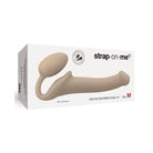 Box of Strap-On-Me Strapless Silicone Non-Vibrating Strap On displayed on a white background