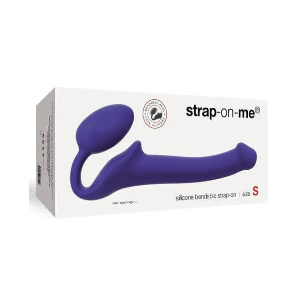 Strap-On-Me vibrating strap displayed in its box for unparalleled pleasure