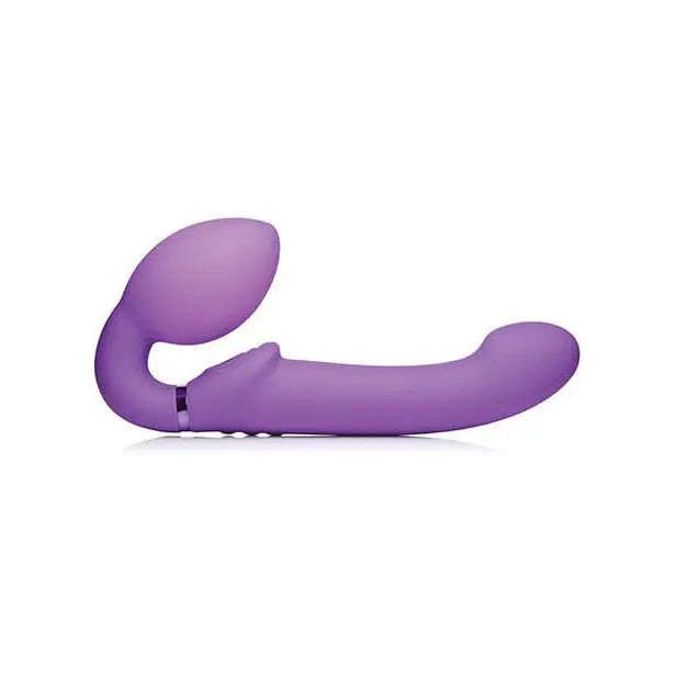 Ergo Fit G Pulse: Purple Silicone Vibrating Device from Strap U Ergo-fit Strapless Strap On