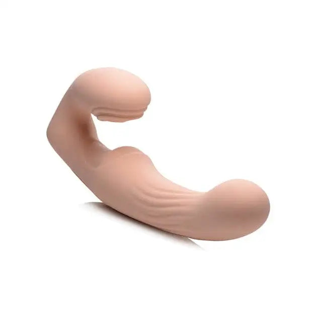 Strap U U-Pulse Silicone Strapless Strap On for men with a large penis and remote control