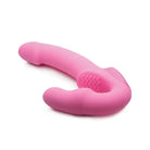 Strap U Vibrating Strapless Silicone Strap On with Remote Control - Pink Vibrating Device