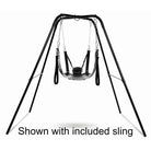 STRICT Extreme Sling And Swing Stand displaying ’Slow Swing Swing’ message