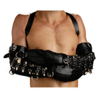 Strict Leather Upper Body Restraint Strict Leather Deluxe Arm Binder Restraint at the Haus of Shag