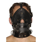 Strict Leather Gag Strict Leather Premium Muzzle With Blindfold And Gags at the Haus of Shag