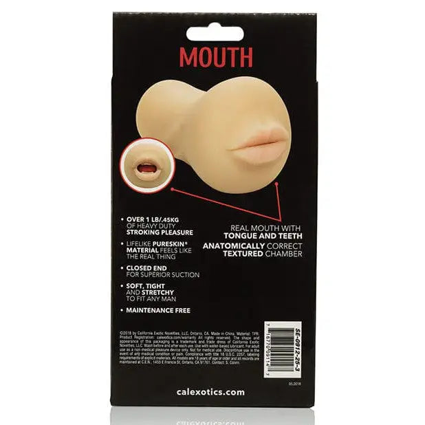 Packaging of the Stroke It mouth implant product displayed