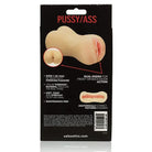 Packaging of ’Stroke It’ product showcasing ’the pussys’ product line