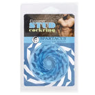 Stud Elastomer Cock Ring (Blue) - Cock Ring