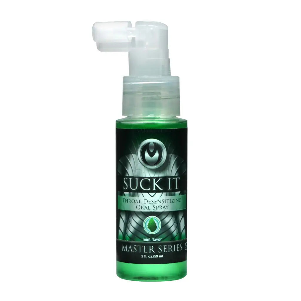 Mint-flavored Suck It Throat Desensitizing Oral Sex Spray - 2 Oz by the Master Series