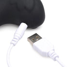 USB cable with white connector for Sucky Ducky Clitoral Stimulator featuring USB-A plug