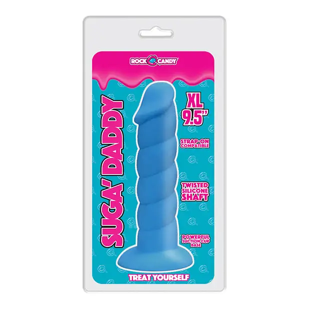 Suga-Daddy 7in Blue - Realistic Dildo