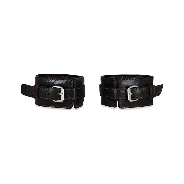 Sultra Lambskin Ankle Cuffs - Black - Cuffs