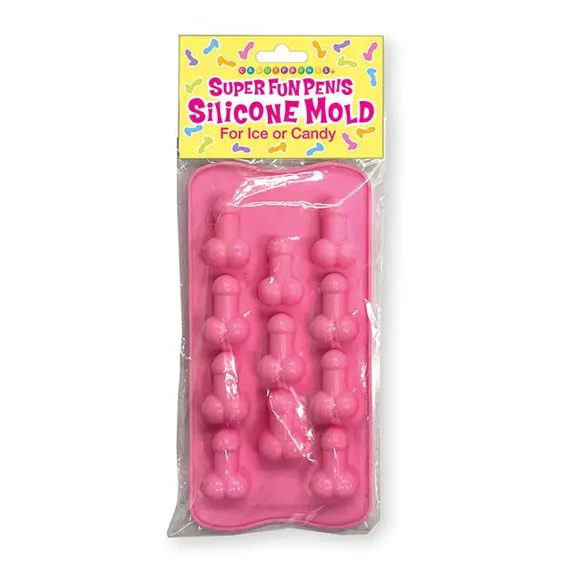 Bag of pink candy candis made with a super fun penis silicone mold