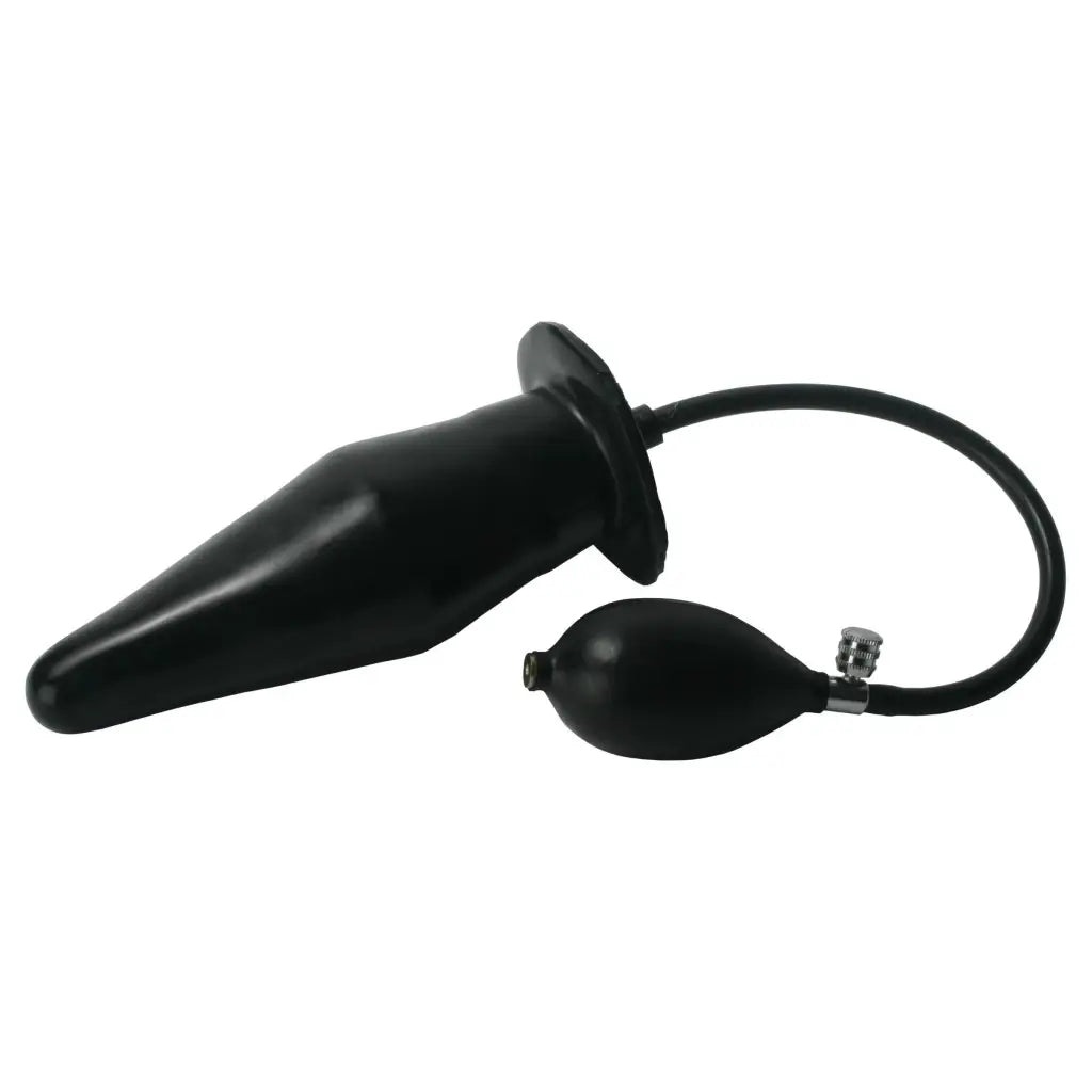 Super Large Inflatable Butt Plug - Black - Inflatable Butt Plug