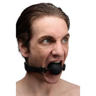 Master Series Gag Suppressor Silicone Face Banger Gag at the Haus of Shag