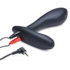 Surge Bi-Polar Electro Prostate Stimulator with black objects and red cords for enhanced pleasure