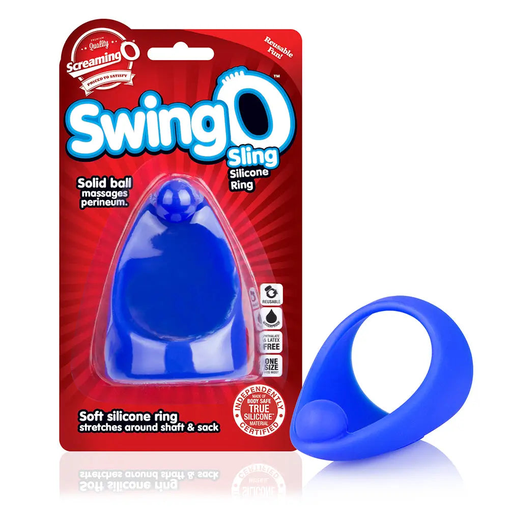 Swing O C-ring Sling - Blue - Cock Ring