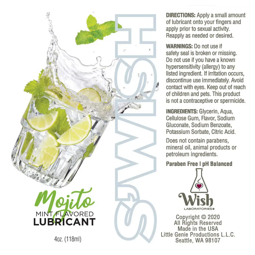 Swish Mojito - Water Based Lubricant