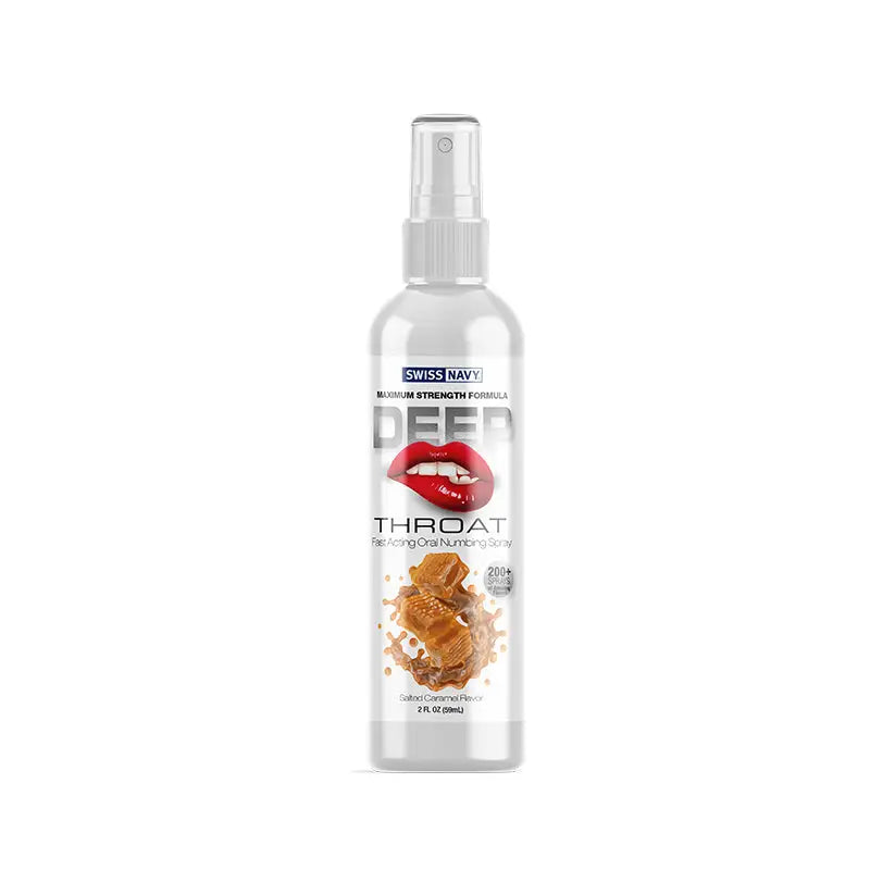 Swiss Navy Deep Throat Spray Salted Caramel 2oz - Enhancers and Stimulants