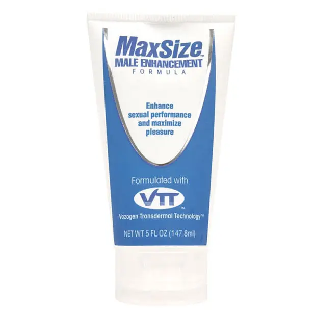 Swiss Navy MaxSize Male Enhancement Formula Cream 5 oz. Tube - Enhancers and Stimulants