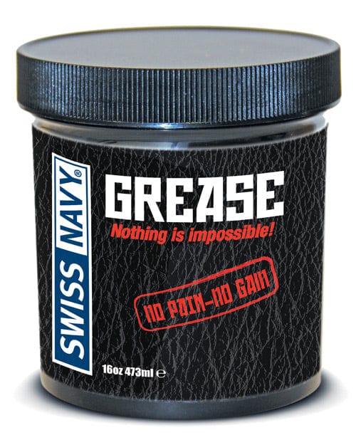 Swiss Navy Oil Based Lubricant 16 oz. Swiss Navy GREASE - Original Formula Advanced Premium Lubricant at the Haus of Shag