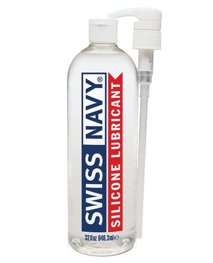 Swiss Navy Silicone Lubricant 32 oz. Swiss Navy Silicone Based Premium Lubricant at the Haus of Shag