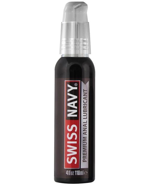 Swiss Navy Silicone Lubricant 4 oz. Swiss Navy Silicone Based Premium Anal Lubricant at the Haus of Shag