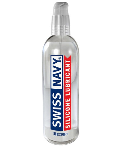 Swiss Navy Silicone Lubricant 8 oz. Swiss Navy Silicone Based Premium Lubricant at the Haus of Shag