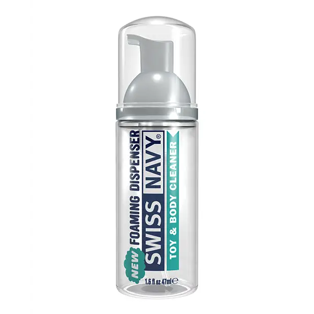 Swiss Navy Toy & Body Cleaner Foaming Dispenser 1.6 oz. - Toy Cleaner