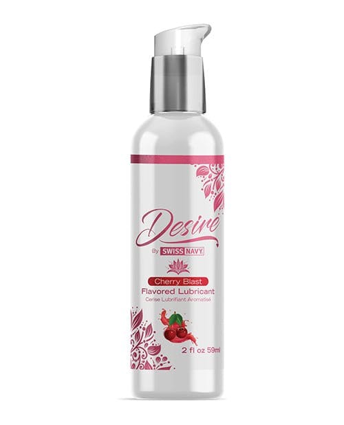 Swiss Navy Water Based Lubricant 2 oz. Desire by Swiss Navy - Cherry Blast Flavored Lubricant at the Haus of Shag