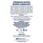 Poster advertising Swiss Navy Water Based Premium Lubricant treatment