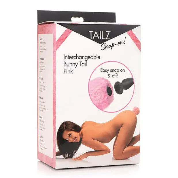 Tailz Tail Plug Pink Tailz Interchangeable Bunny Tail at the Haus of Shag